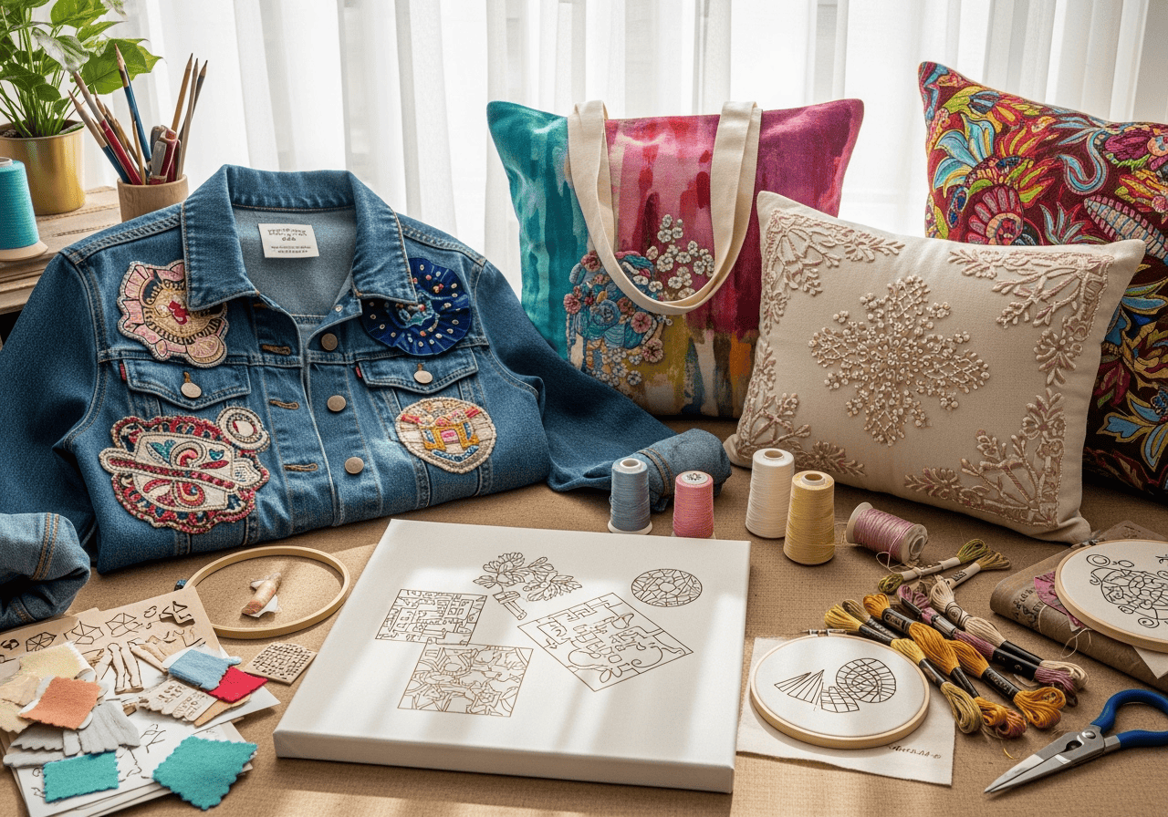 Mixing Media: Combining Embroidery with Other Craft Techniques